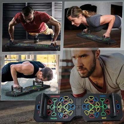 Push-Up Board, 1 Set Home Push-Up Training Board, Chest and Abdominal Muscle Strength Training Equipment for Men & Women, Push up Stand