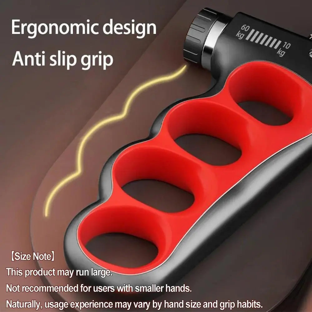 LINGPENG Adjustable Hand Grip Strength Trainer, 1 Count 5-100Kg Hand Grip Strengthener with LCD Display, Forearm Grip Strengthener, Hand Grip Exerciser, Workout Hand Gripper, Hand Strengthening Training Equipment for Home Gym Workout #GLOBAL PICKS