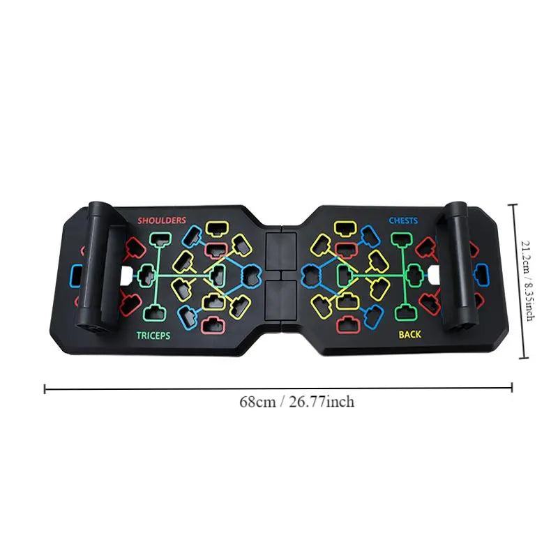 Push-Up Board, 1 Set Home Push-Up Training Board, Chest and Abdominal Muscle Strength Training Equipment for Men & Women, Push up Stand