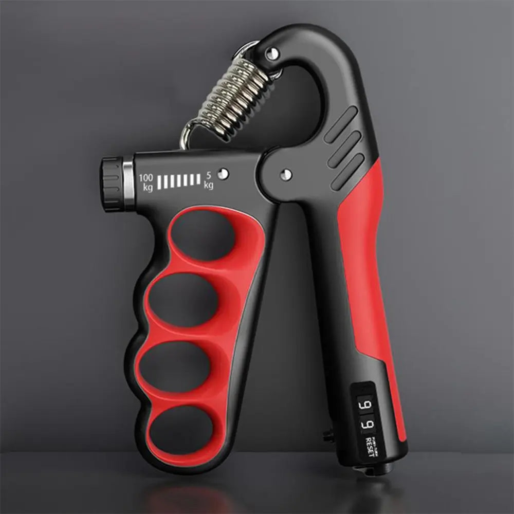 LINGPENG Adjustable Hand Grip Strength Trainer, 1 Count 5-100Kg Hand Grip Strengthener with LCD Display, Forearm Grip Strengthener, Hand Grip Exerciser, Workout Hand Gripper, Hand Strengthening Training Equipment for Home Gym Workout #GLOBAL PICKS
