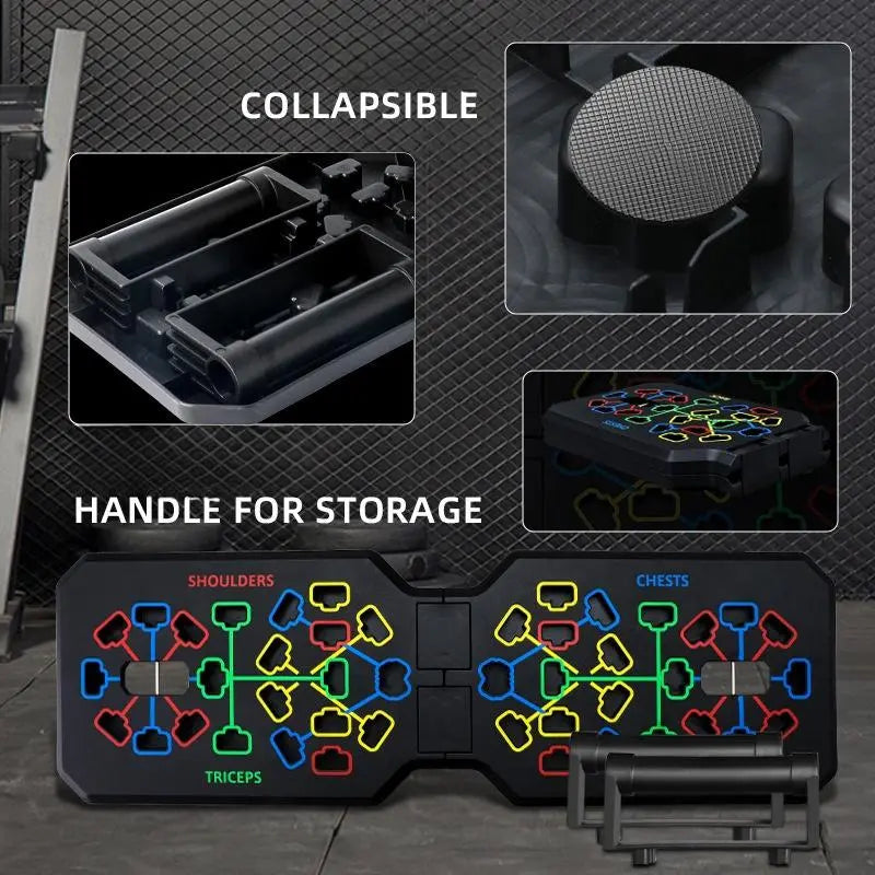 Push-Up Board, 1 Set Home Push-Up Training Board, Chest and Abdominal Muscle Strength Training Equipment for Men & Women, Push up Stand