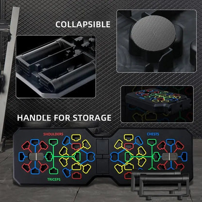 Push-Up Board, 1 Set Home Push-Up Training Board, Chest and Abdominal Muscle Strength Training Equipment for Men & Women, Push up Stand