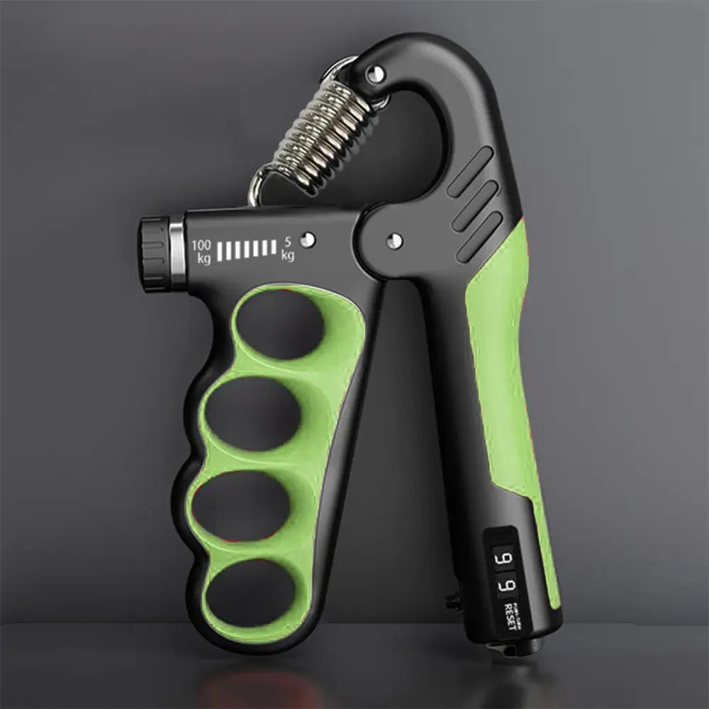 LINGPENG Adjustable Hand Grip Strength Trainer, 1 Count 5-100Kg Hand Grip Strengthener with LCD Display, Forearm Grip Strengthener, Hand Grip Exerciser, Workout Hand Gripper, Hand Strengthening Training Equipment for Home Gym Workout #GLOBAL PICKS