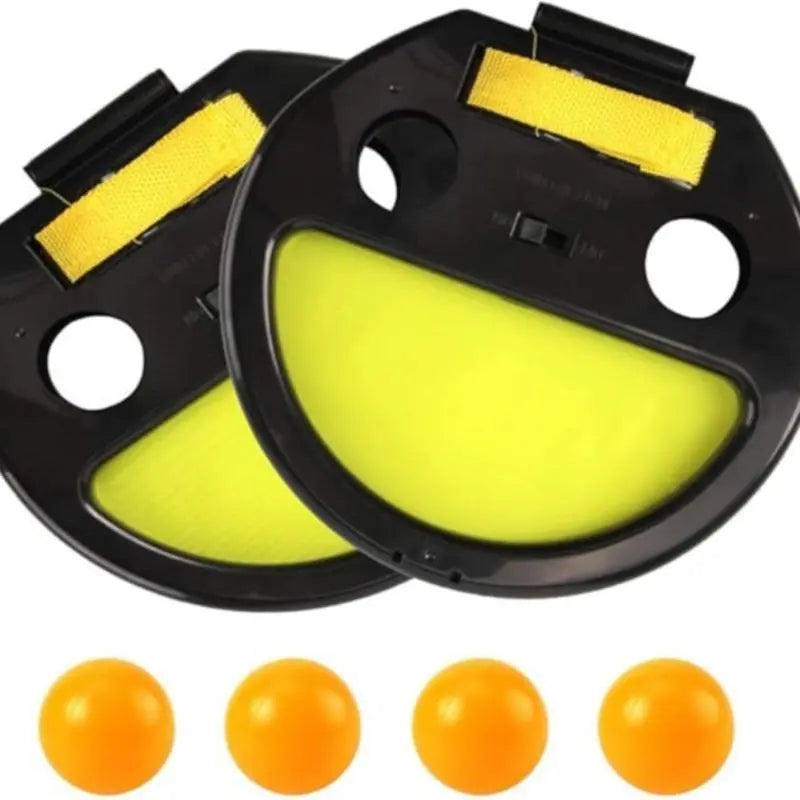 Throw and Catch Set, 2 Set Outdoor Beach Toy Racket, Ball-Throw Table Tennis Racket, Suitable for Camping Leisure Equipment, Outdoor Sports, Parent-Child Sports, Parties